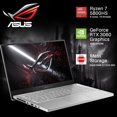thumbnail image 2 of ASUS ROG Zephyrus G14 Gaming Laptop, 14" FHD 144HZ Display, AMD Ryzen 7 5800HS(Up to 4.4 GHz), NVIDIA GeForce RTX 3060 Graphics, 24GB RAM, 512GB SSD, WiFi 6, Windows 11 Home, Moonlight White, 2 of 5
