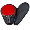 thumbnail image 4 of Professional Table Tennis Rackets Case Bat Bag Oxford Ping Pong Cover Holding 3 Balls, 4 of 7