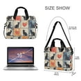 thumbnail image 3 of FORMRS 16" Laptop Bag Carrying Sleeve Case with Handle Travel Shoulder Briefcase, Cats and Hearts, 3 of 8