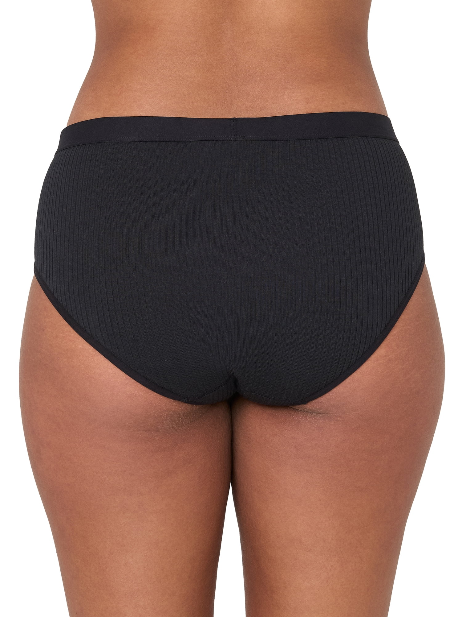 Kindly Yours Women’s So Comfy Rib High Leg Brief, 2-Pack, Sizes XS-XXXL