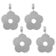 thumbnail image 1 of Clip de metal 4pcs con colgante de gota de múltiples formas de mantel Flor Colcomx Clips para pesas de manteles, 1 of 8