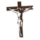 thumbnail image 4 of Estatua de crucifijo de pared, , decoración de Jesús, estatuilla tallada, cruz de pared para apartamento, sala de estar, oficina, regalo Marrón, 4 of 8