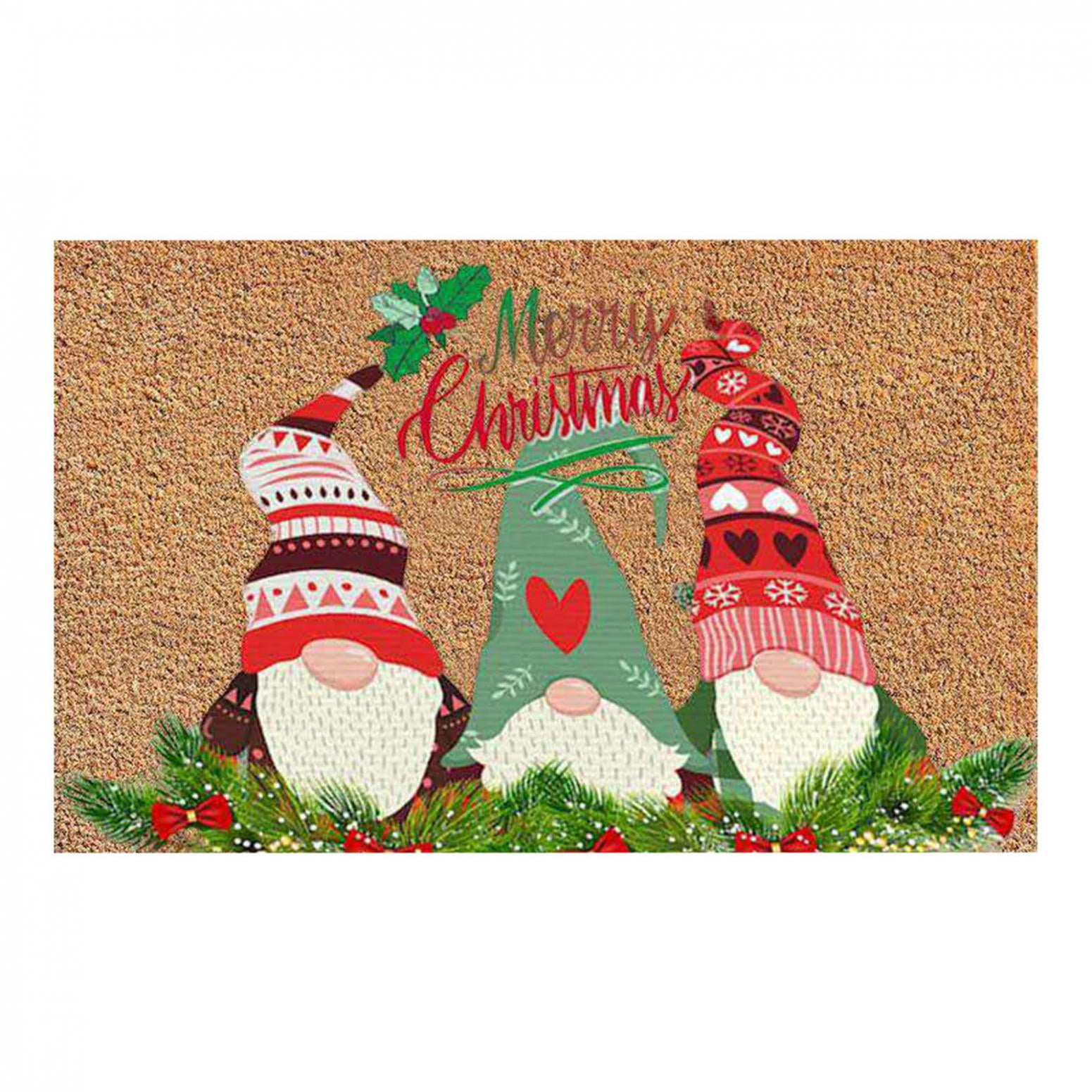 Gifts for Christmas Bidobibo Christmas Outdoor Doormat, Nonslip