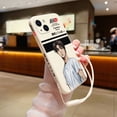 thumbnail image 3 of Funda de teléfono de Anime Initial D para Oneplus Nord 3 2 9R 9 8T 8 7 7T Pro 6 5G, cubierta de silicona líquida con correa de mano, 3 of 5