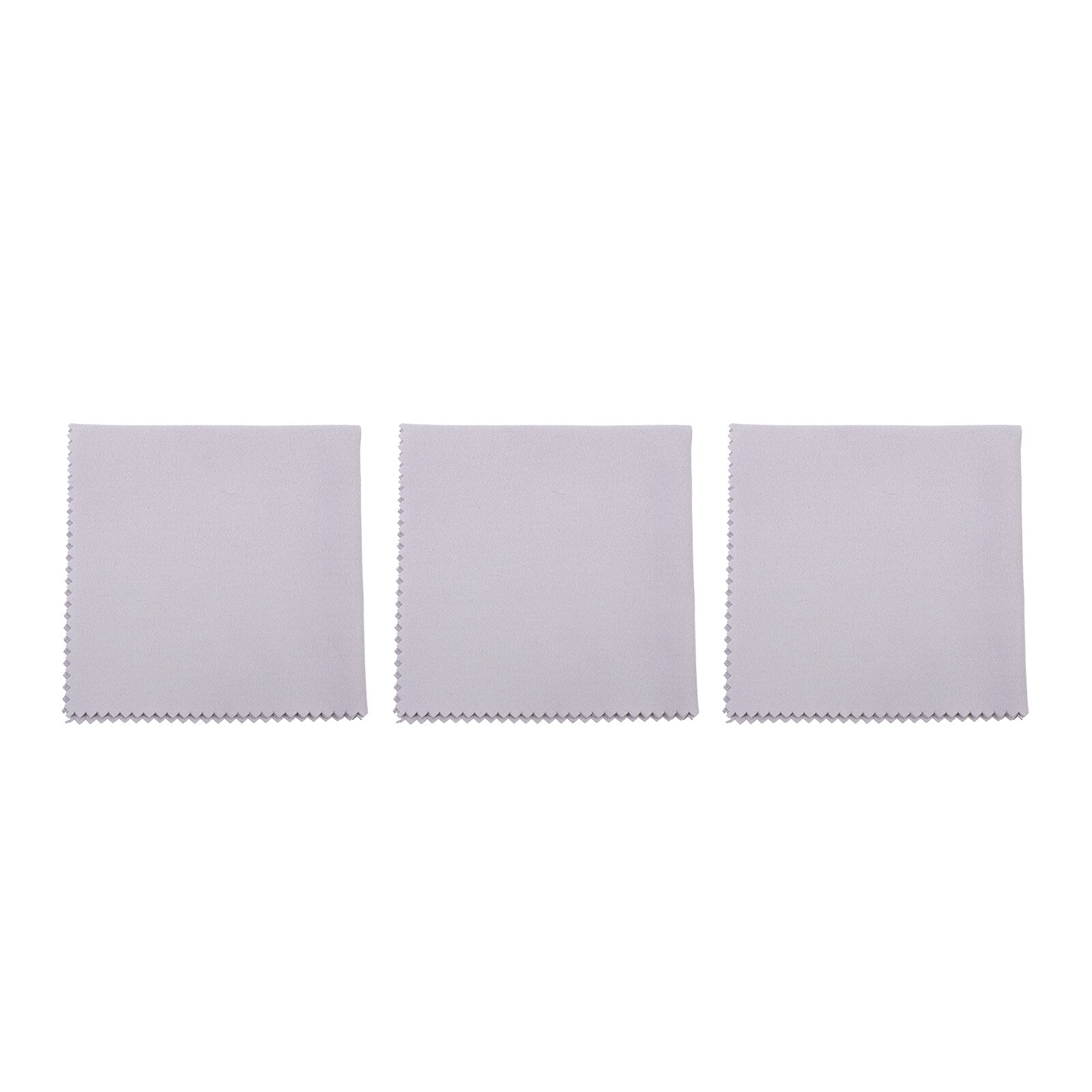OULII 3Pcs Piano Cleaning Cloth Light Grey Easy Fold Reusable Instrument Cleaning Wipe