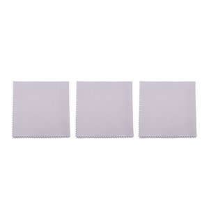 OULII 3Pcs Nettoyant Piano Couvercle Gris clair Wipe de nettoyage d'instruments réutilisables Easy Fold