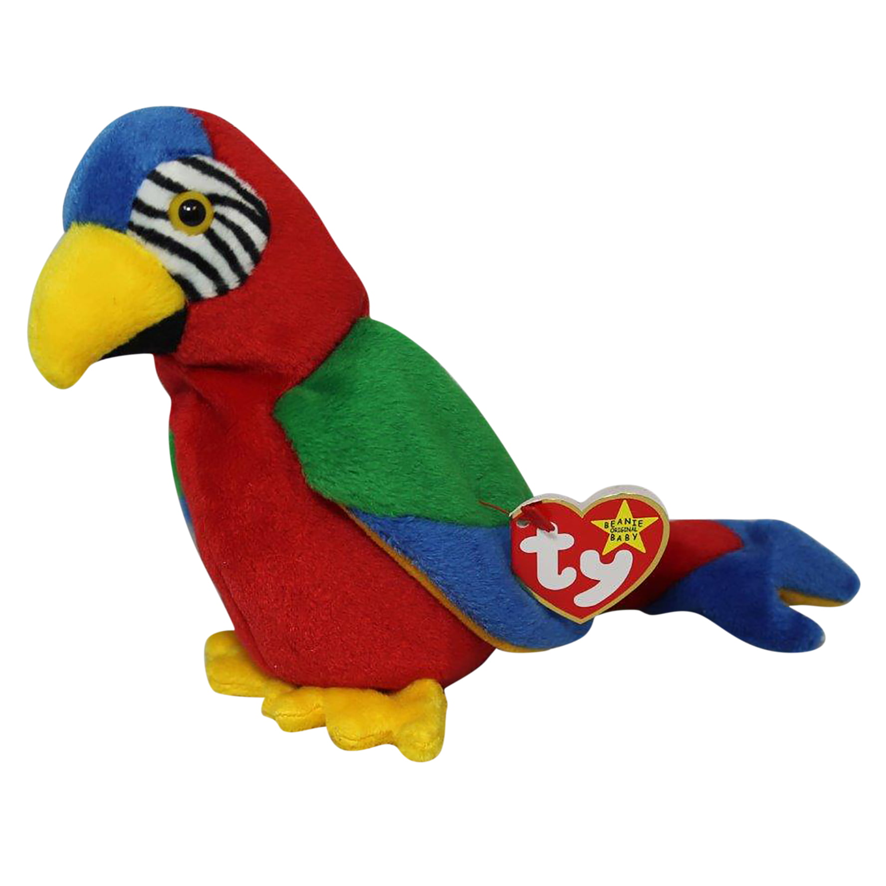 NM/Mint JABBER the Parrot TY Beanie Babies BBOC Card Series 1 Common 