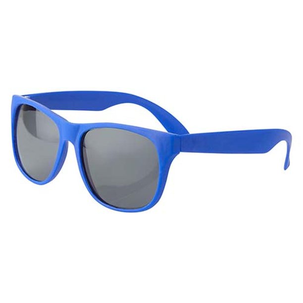 Lentes promocionales de sol con protección UV-SUNSET azul 14.1 x 4.8