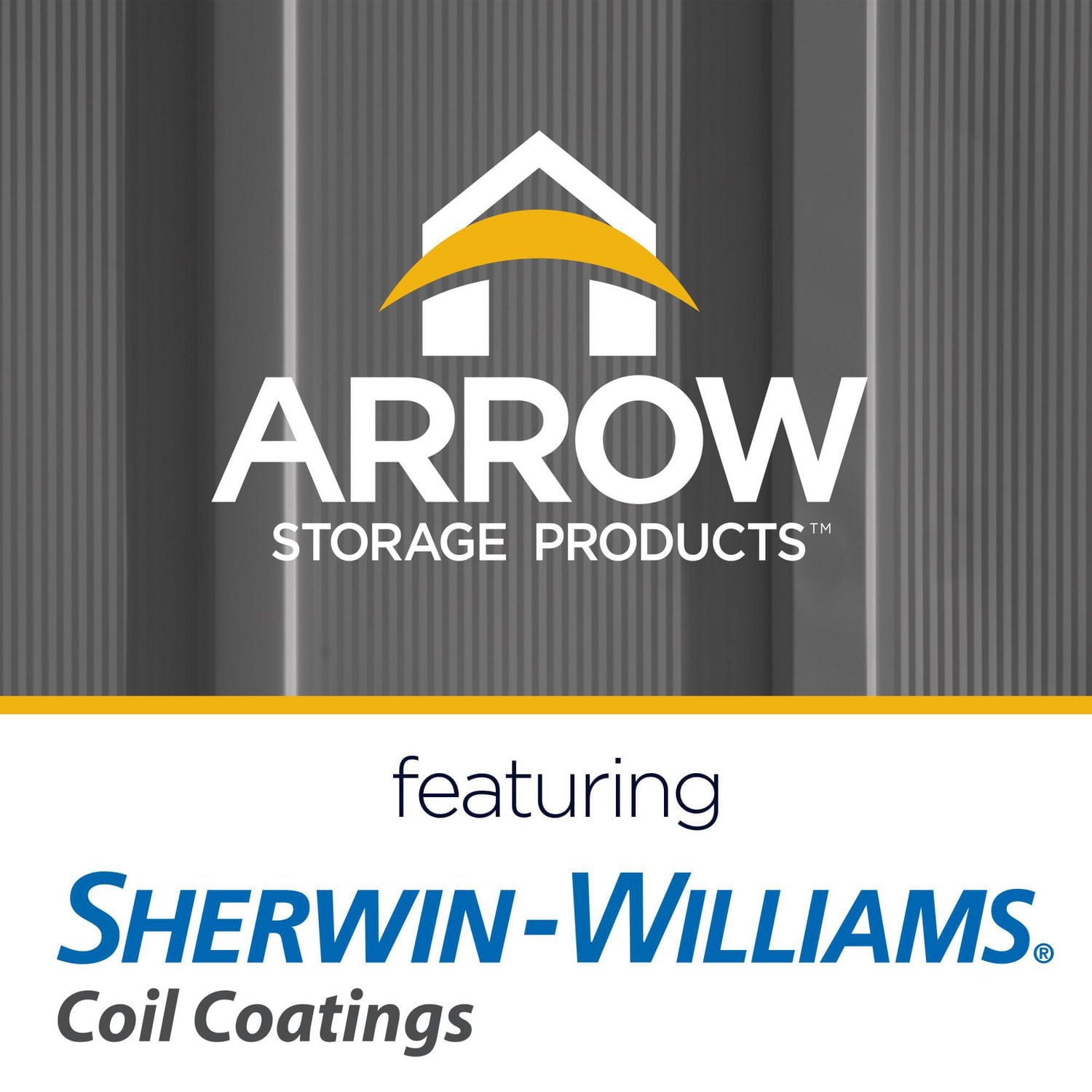 Arrow 8 x 8 x 6 ft Light Grey Shed