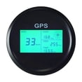 thumbnail image 3 of 7 Backlights 85mm Boat Car Digital GPS Speedometer LCD Speed Gauge Odometer Course With GPS Antenna, 3 of 7
