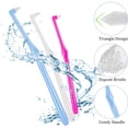 thumbnail image 3 of 3 Pieces Small Pet Toothbrush Tufted Toothbrush End-Tuft Toothbrush Tapered Trim Toothbrush Mini Single Head Ended Pet Toothbrush for Small Dog Cat, 3 of 7