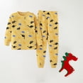 thumbnail image 5 of Fesfesfes Coming Home Outfit Boy 6 Months To 12 Years Old Underwear, German Velvet Warm Clothes, Fall Clothes, Long Johns, Pajamas, Home Clothes 10-11 Years, 5 of 6