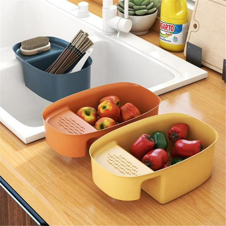 Kitchen Sink Drain Strainer Basket Compost Corner Sink Strainer