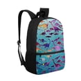 thumbnail image 2 of HUIACONG Pastel Flamingo School Backpack for Middle School Girls Large Capacity Breathable Adjustable Straps for Kids 6‑18 Back to School Daily Use, 2 of 6