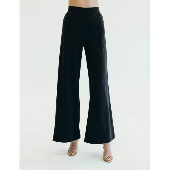 Mrs Momma Bear Straight Leg Elastic Waist Athleisure Black, Tux All Day/All Night Pant (Women's)