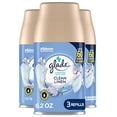thumbnail image 1 of Glade Automatic Spray Air Freshener Refill, Scented Air Freshener for Home and Bathroom, Clean Linen, 6.2 Oz, 3 Count, 1 of 4