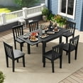 thumbnail image 2 of Gymax Patio Expandable Dining Table 31.5''-63'' Adjustable Rectangular All Weather Table, 2 of 10