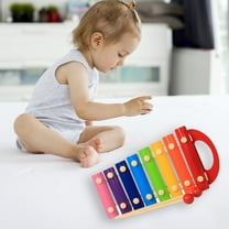 ChicYu Wooden Music Level Puzzle Early Education Percussion Instrument Toy for Kids Features Wooden Percussion Instruments Puzzle