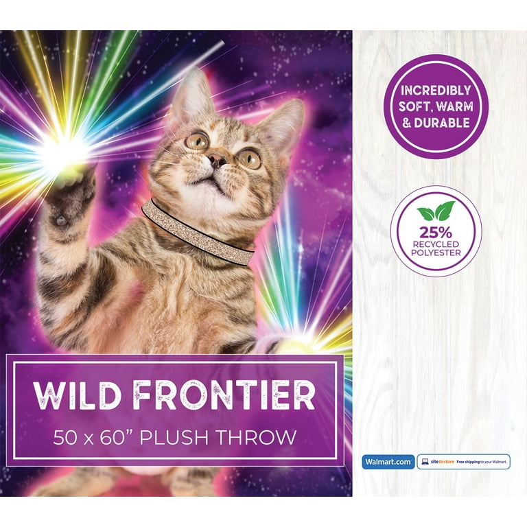 Galaxy cat blanket hotsell