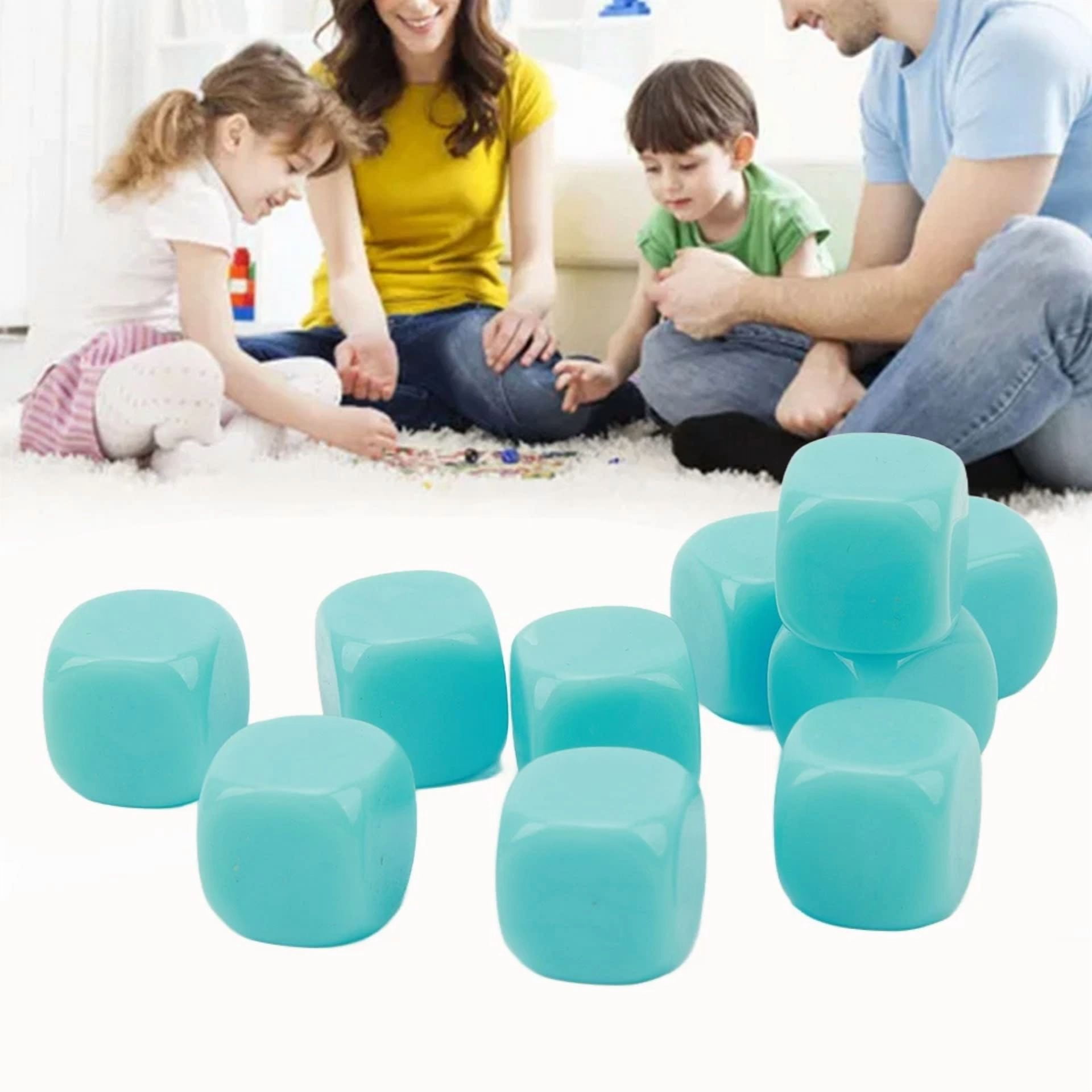 Fun Dice Rounded Edge Game Dice Plastic For Party