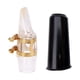 thumbnail image 5 of Kit de boquilla Boquilla transparente de saxofón alto E juego de boquilla de cristal plano con tapa / clip / caña portátil para reproductor de música Tomshoo Kit de boquilla, 5 of 6