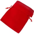 thumbnail image 4 of 20Pcs Velvet Bags With Drawstrings for Christmas Wedding Red Gift Bags Party Favors, 4 of 4