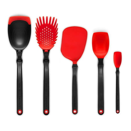 Dreamfarm Set of the Best - Essential Kitchen Tool Collection - Includes Spadle, Holey Spadle, Chopula, Supoon and Mini Supoon