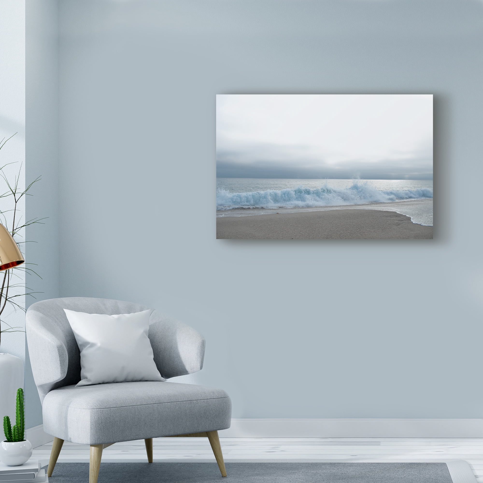Trademark Fine Art 'Point Zuma Coast' Canvas Art by Lori Hutchison