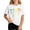White, variant on QINGFSAP Boys Girls Crew Neck Short Sleeve Tee Cotton Rainbow Heart Graphic Print Casual Fashion Summer Basic Tops for 2-12T