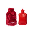 thumbnail image 2 of Biggdesign Cats Red Wine Hot Water Bottle with Soft Plush Cover 68 OZ, 2 of 2