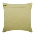 thumbnail image 4 of Pillow Covers With Zippers, Beige Pillow Case&nbsp;Cover, 12x12 inch (30x30 cm) Linen & Faux Leather Cushion Cover, Pillow Covers with Patchwork Patterned - Beige Half Tone, 4 of 10