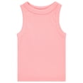 thumbnail image 3 of BTween Girls 4 Pack Ribbed Tank Tops Sleeveless Cotton Blend Tees for Everyday Wear, Layering, or Summer Outfits (Sizes 4-14), 3 of 5