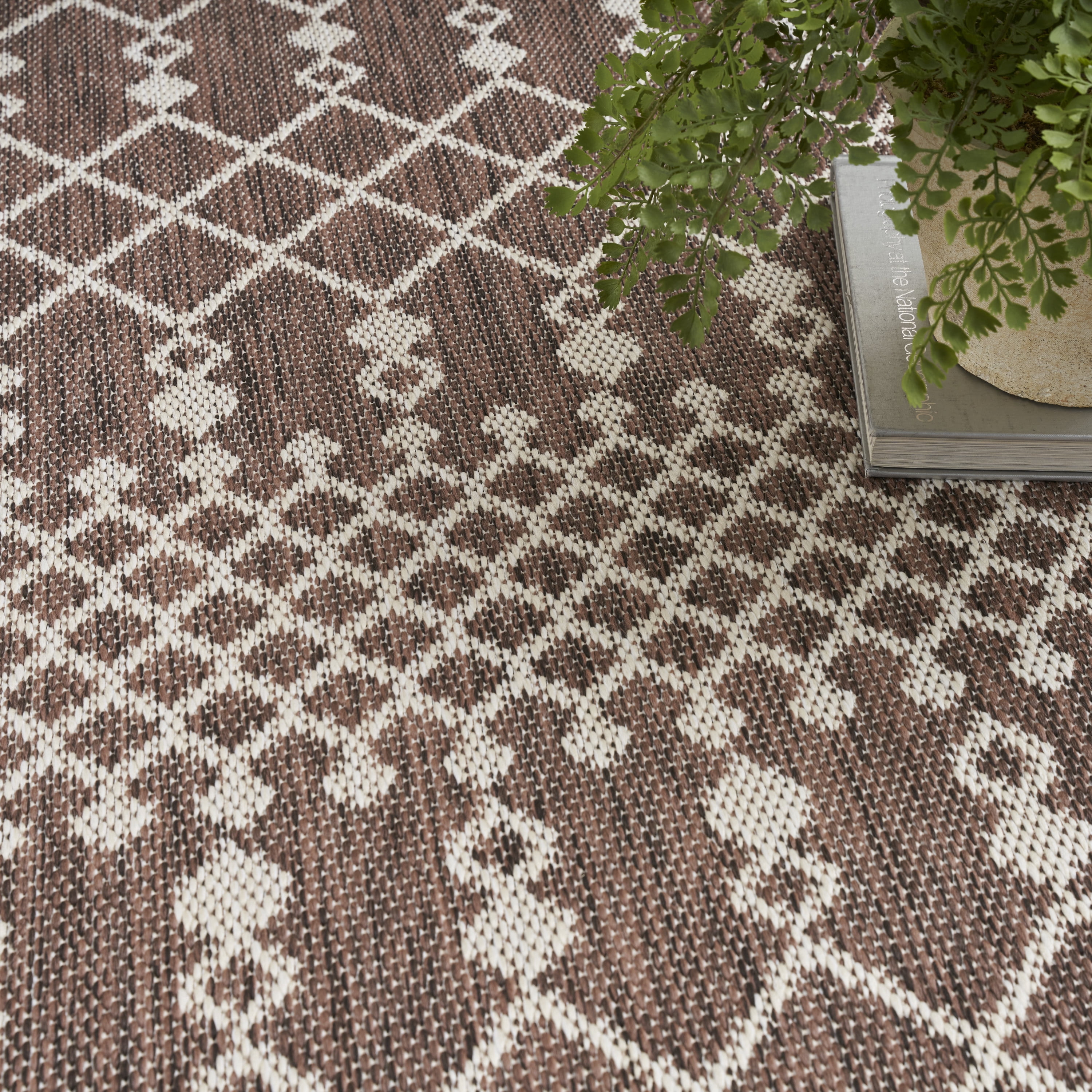 Nourison Positano Indoor/Outdoor Natural 7' x 10' Area Rug (7x10)
