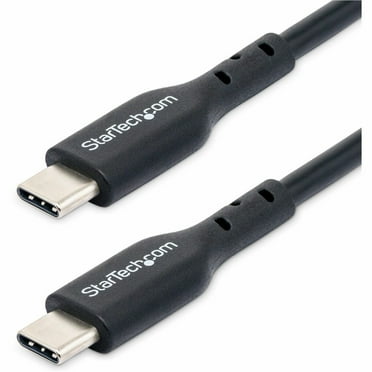 Startech.com USB2CC3FBKE 3ft Usb-c Cable Charger Cord Pwr 60w Power Delivery - Type-C Data Transfer Cable