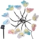 thumbnail image 1 of 12 LEDs Energía solar Luces de mariposa Jardín Luces al aire libre Impermeable Multicolor Fibra óptica Luces decorativas para jardín Césped Patio Boda Árbol, 1 of 8
