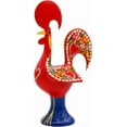thumbnail image 2 of Galos 10 Inch Good Luck Portuguese Rooster Barcelos Metallic Figurine for Kitchen Decor (Red) 10 Inch Tall 1-10-25.5CMRD, 2 of 9