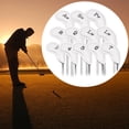 thumbnail image 3 of 12pcs PU Golf Iron Headcover Head Covers Protector Anti-scratch blanco, 3 of 9