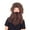 Brown, variant on Adult Deluxe Prehistoric Cave Man Long Hair Wig and Beard Cosplay Accessory