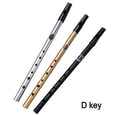 thumbnail image 4 of 6 Hole Flute C/D Key Irish Whistle Ireland Tin Penny Flute Woodwind Musical, 4 of 7