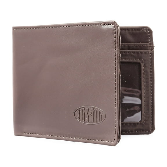 Big Skinny Thin Leather Multi Bi-fold Wallet