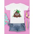 thumbnail image 3 of St. Patrick’s Day Smiley - Lucky Clover Emoji Design Youth's T-shirt, 3 of 4