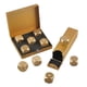 thumbnail image 3 of 5pcs Aluminum Alloy Dices Set Metal Whisky Dice Stones Ice Cubes Bucket Reusable Keep Wine Chilling Dices Poker Party Dice Set, 3 of 5