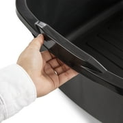 Sterilite 18 Qt. Dishpan, Multi-Purpose Plastic Wash Tub, Kitchen, Sink, Black