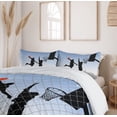 thumbnail image 2 of Ensemble de Housse de Couette Lunarable Sports, Thème Basketball dans la Rue 2 Joueurs sur, 2 of 6