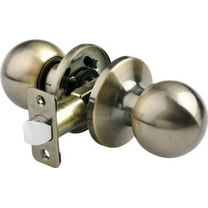 Brinks 2715-109 Ball Style Door Knob for Hall and Closet Antique Brass