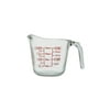Anchor Hocking 2 Cup (16 Ounce Capacity) Glass Measuring Cup, Clear Glass with Red Lettering