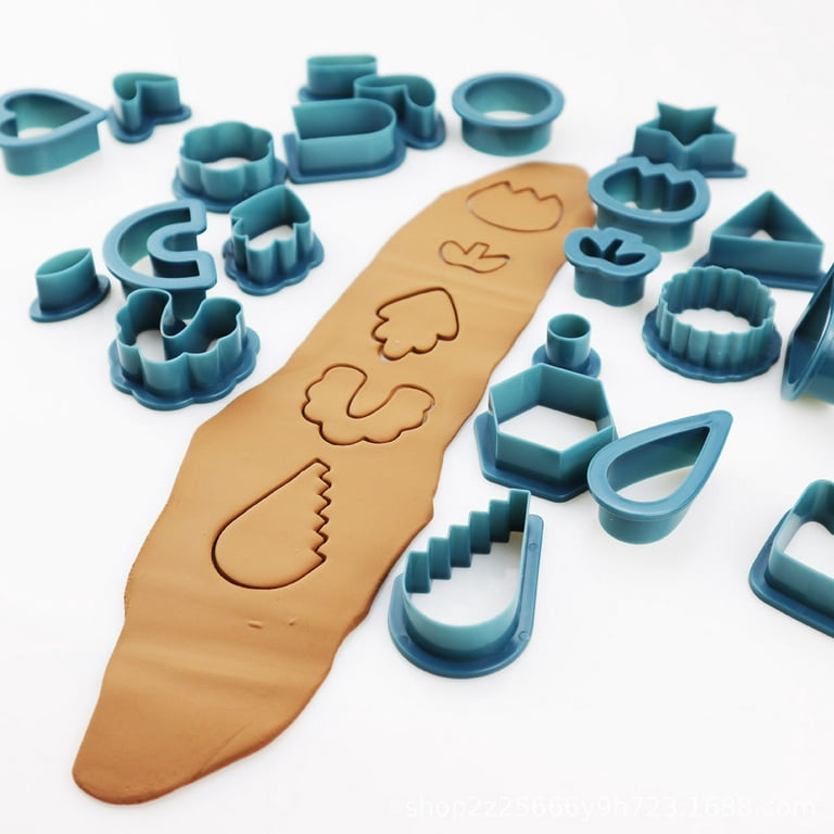 Kokorosa Stainless Steel Polymer Clay Cutters Set DIY Clay Earring Cut –