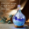 thumbnail image 4 of Porsme Essential Oil Diffuser 3D Glass Aromatherapy Ultrasonic Humidifier Auto Shut-Off Timer Setting BPA Free for Home Hotel Yoga Leisure Gift SPA 150ml Last 6 Hours, 4 of 7