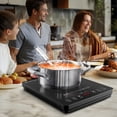 thumbnail image 3 of AMZCHEF Single Burner Portable Induction Cooktop 1800W Induction Countertop Burners with 6.8" Heating Coil, Black, 3 of 12