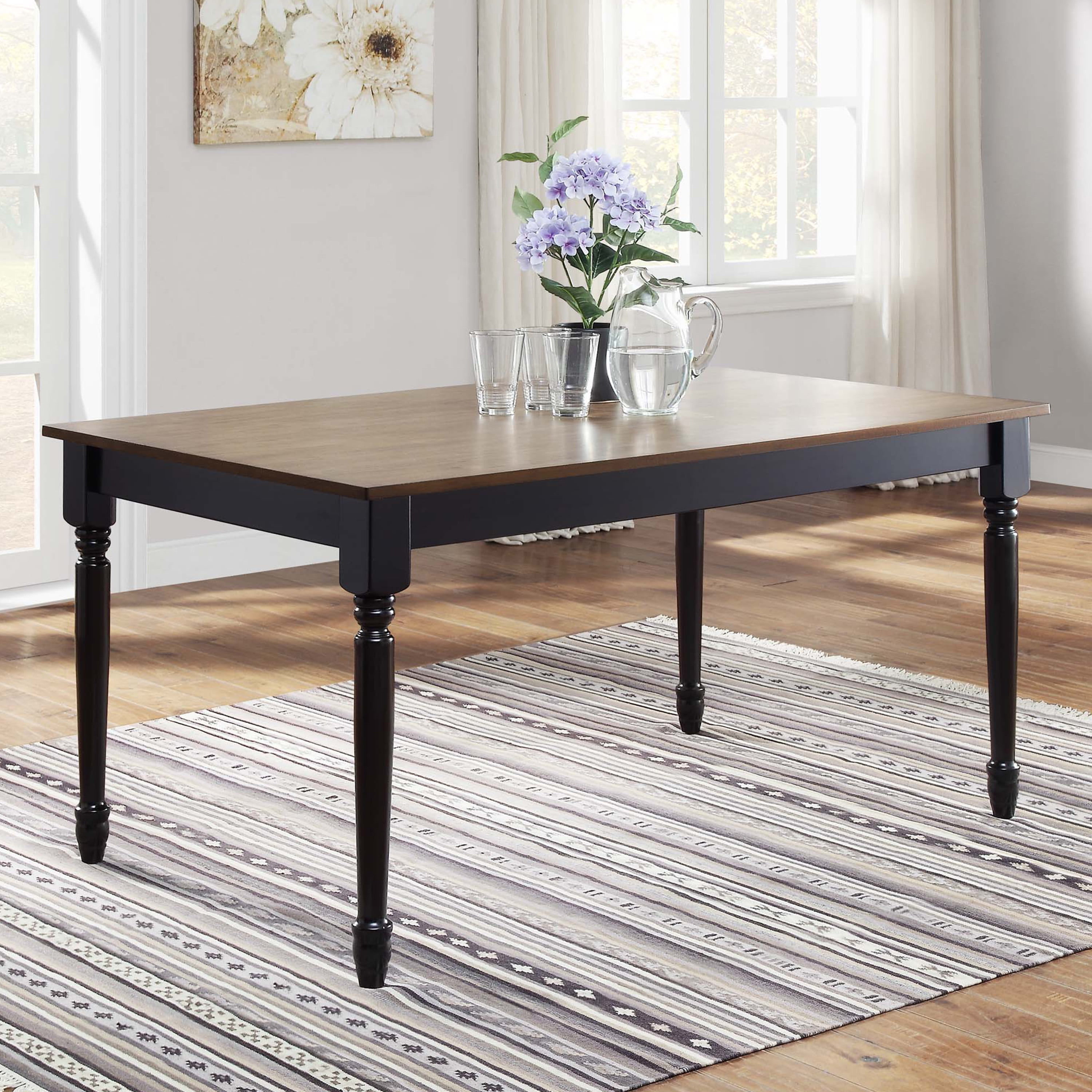 Better Homes & Gardens Harvest Lane Dining Table, Multiple Finishes - Walmart.com